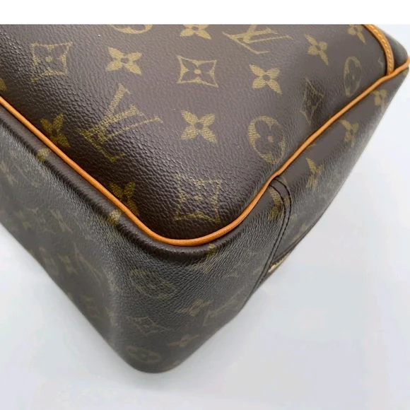 Auth Louis Vuitton Monogram Deauville Handbag W/DustBag - Picture 10 of 16